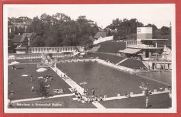 Heiden - Schwimmbad - 1952 gestempelt