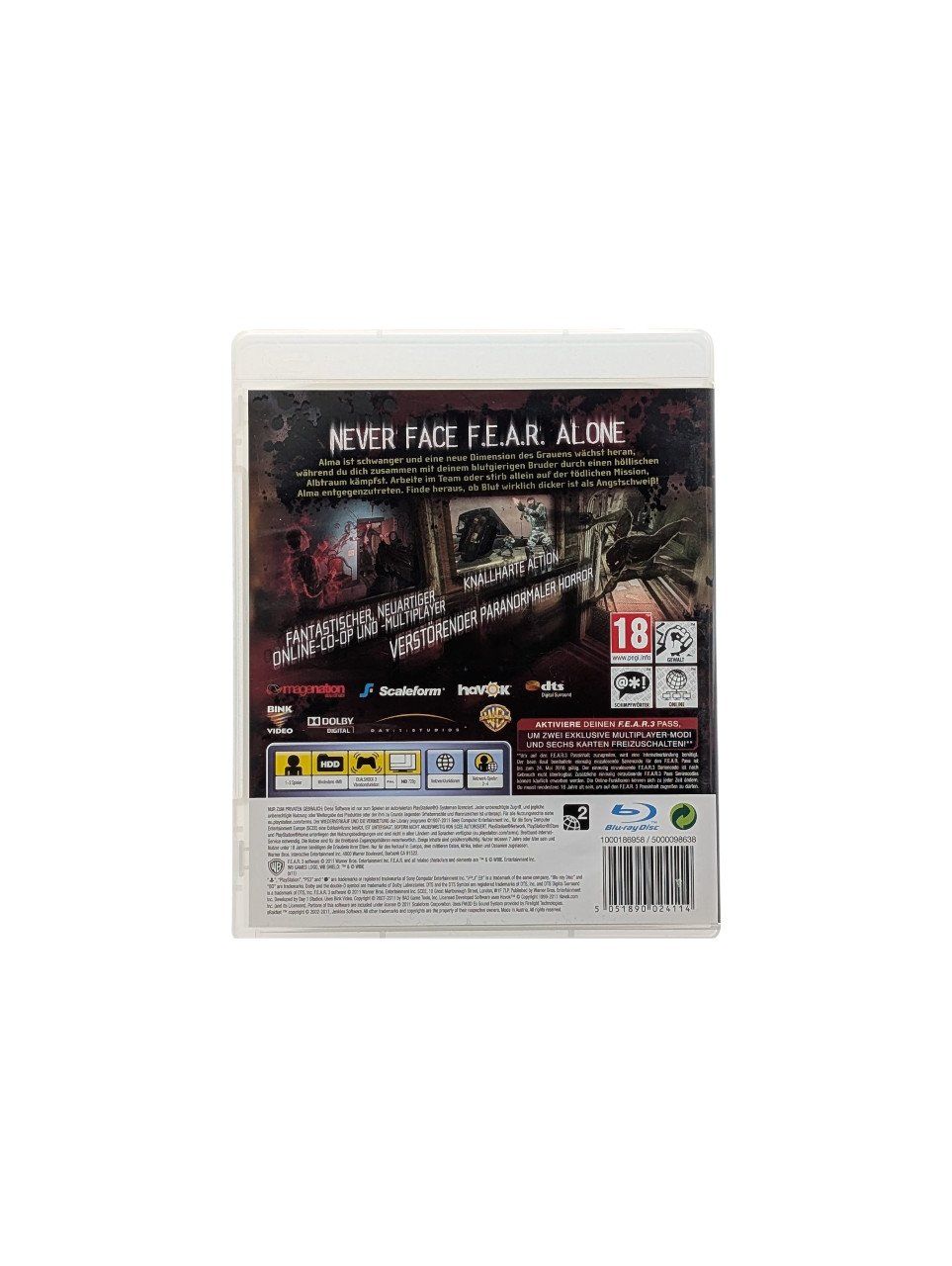 Sony Jeux: F.E.A.R. 3 PlayStation 3 (PS3) – D'occasion à Domat/Ems par IsseldorsShop 1