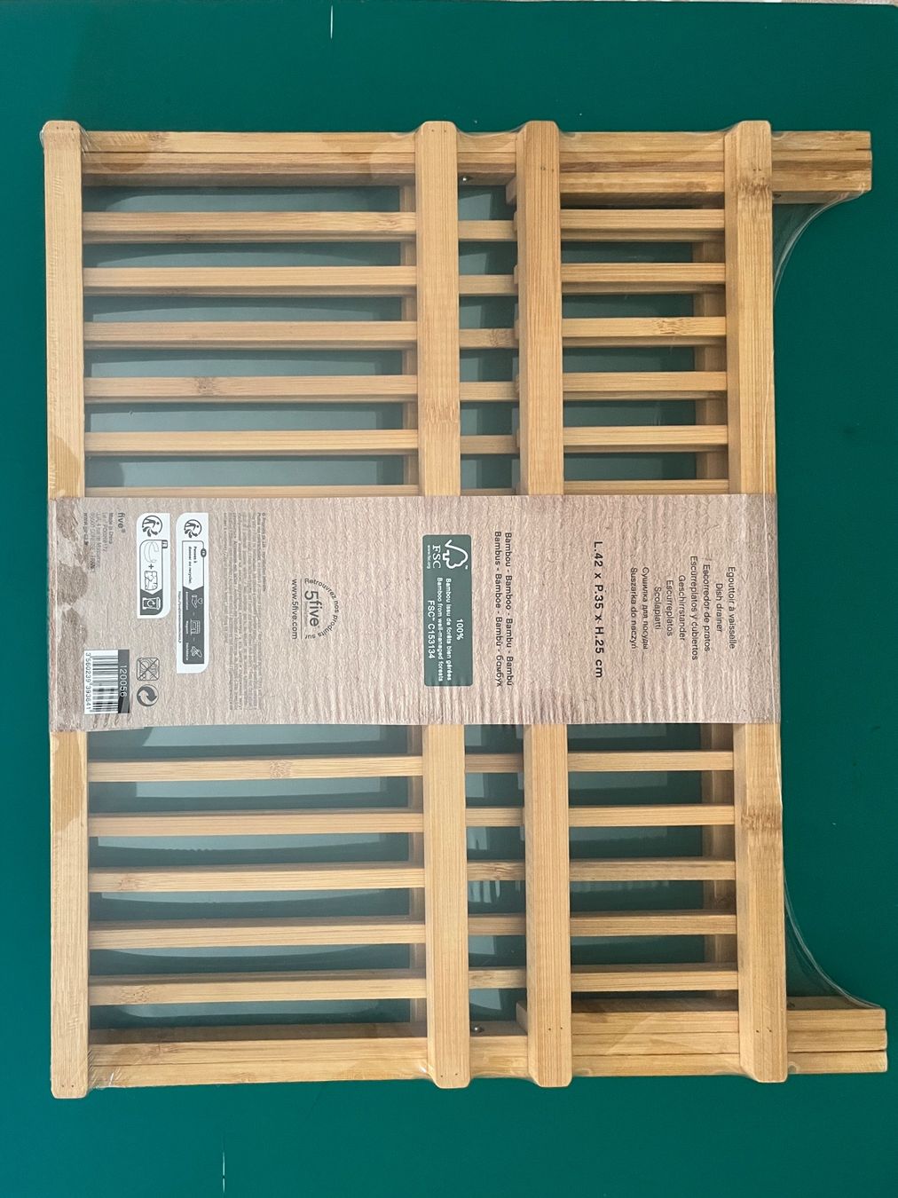 Altro in Decorazioni & Accessori: Egouttoir à vaisselle en bambou – Nuovo e nell'imballaggio originale da Vevey venduto da Chrysil 1
