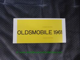 Oldsmobile Modellprogramm 1961 Prospekt deutsch/französisch