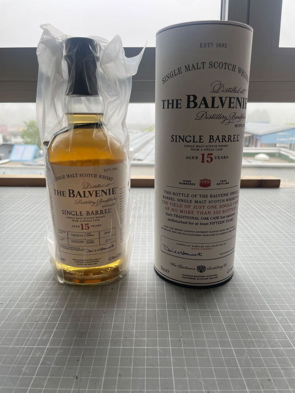 Balvenie Bevande alcoliche: The Balvenie 15 Years Single Barrel – Nuovo e nell'imballaggio originale da Flawil venduto da Pirar
