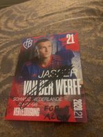 FC Basel Karte Jasper Van Der Werff 2020/21 guter Zustand