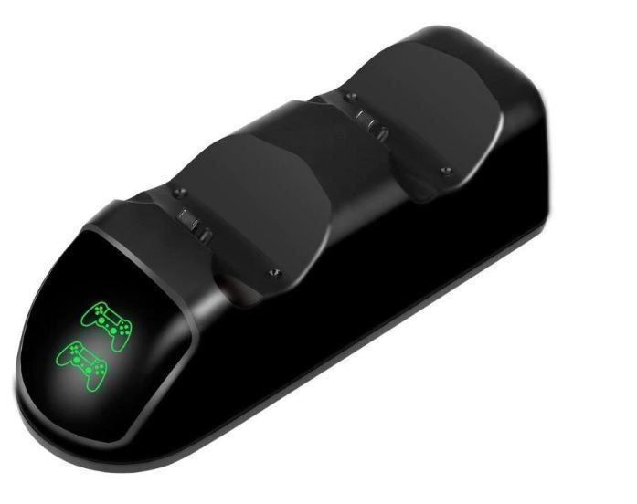 Adattatori & Cavi: PS4  Slim Pro Dual USB-Ladegerät – Nuovo e nell'imballaggio originale da Unterägeri venduto da RmOnline 3