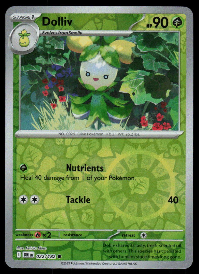 Pokémon Carte collezionabili: Pokemon Dolliv 022/182 – Usato da Herisau venduto da Pokemon2025