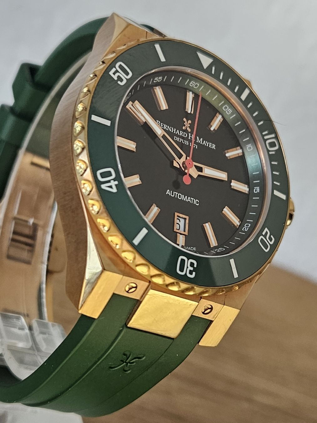 Orologi: Bernhard H. Mayer Automatic Herrenuhr 44mm – Usato da Flamatt venduto da pie_f9zm 5