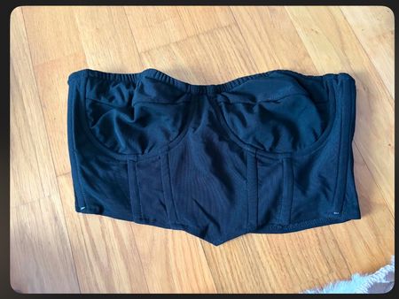 Bustier Korsett schwarz Grösse M