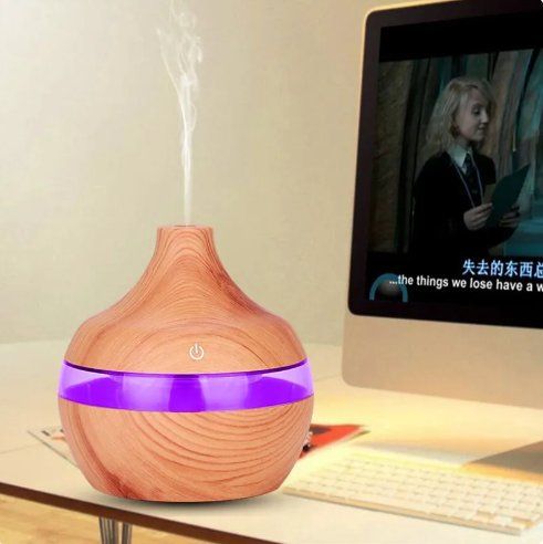 Umidificatori d'aria: Holzmaserung Luftbe feuchter Aroma Diffusor Zerstäuber – Nuovo e nell'imballaggio originale da Biberist venduto da ShopSoltan 2