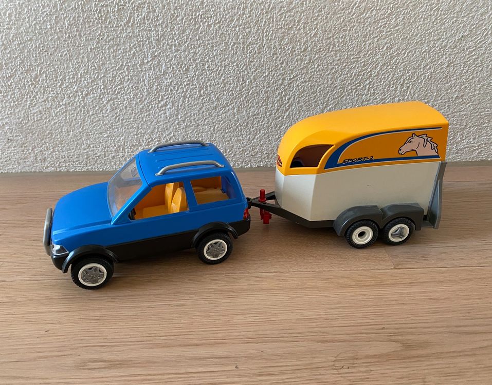 Playmobil Jeep mit Pferdeanhänger Kaufen auf Ricardo