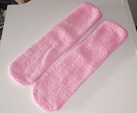 Flauschige Kuschelsocken, rosa, neuwertig, Gr. 39-42