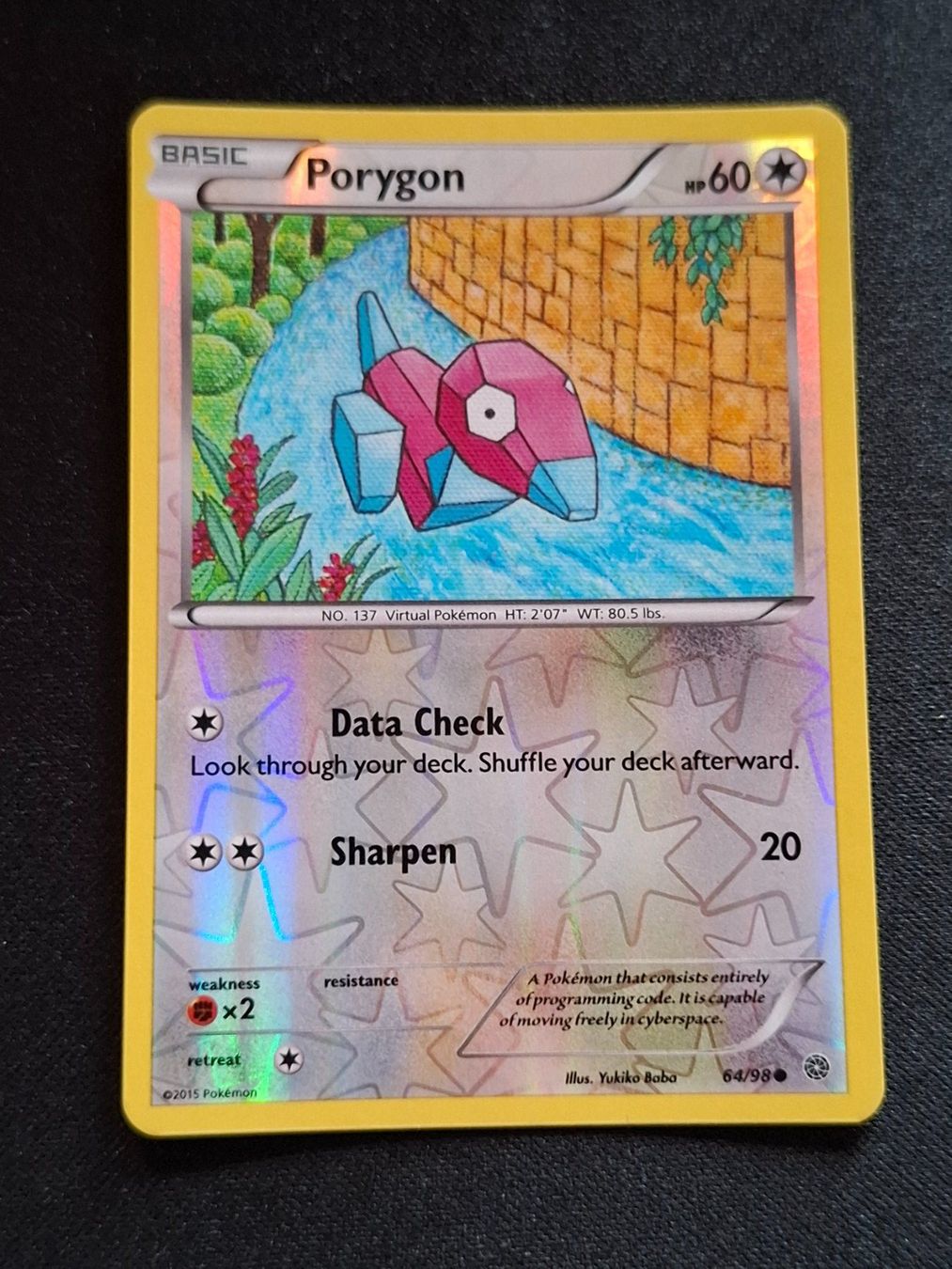 Pokémon Carte collezionabili: Pokemon Porygon 64/98 Reverse XY Ancient Origins – Usato da Gammen venduto da Karbax