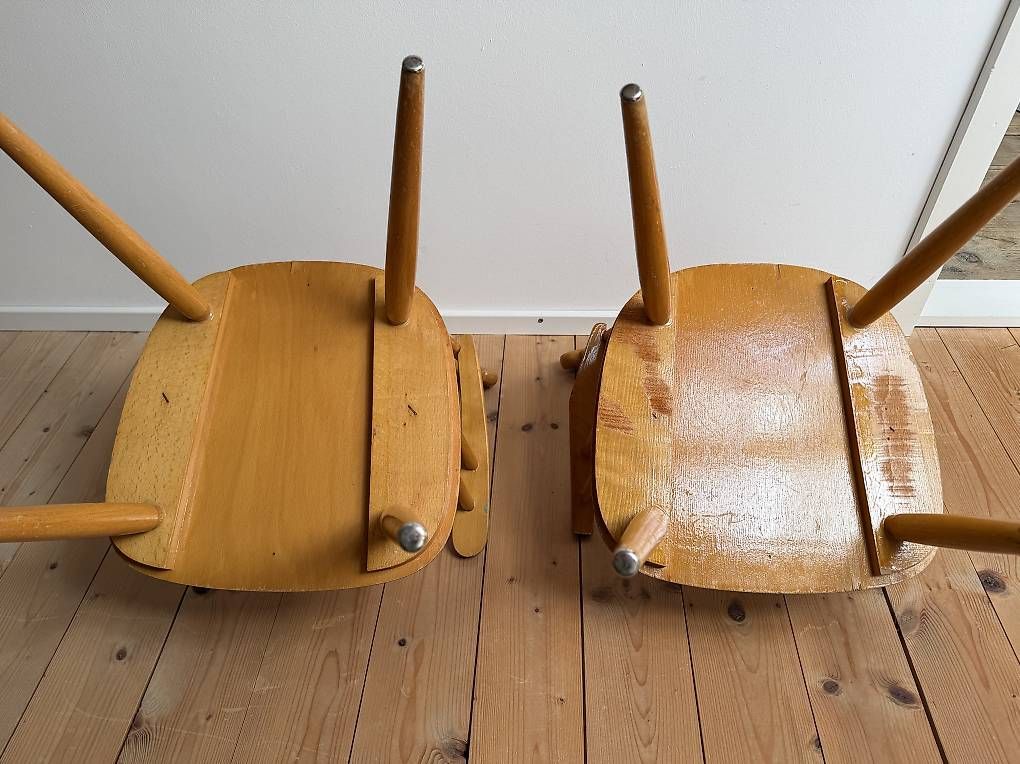 Set di tavolo e panche: Mid-century Kindermöbel von Herlag – Usato da Kreuzlingen venduto da eludwig 2