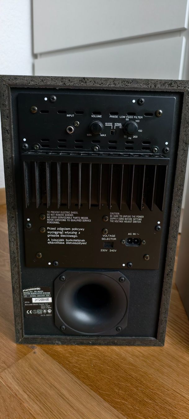 Panasonic Active Subwoofer System SB-WA50 2Stück (D'occasion) à