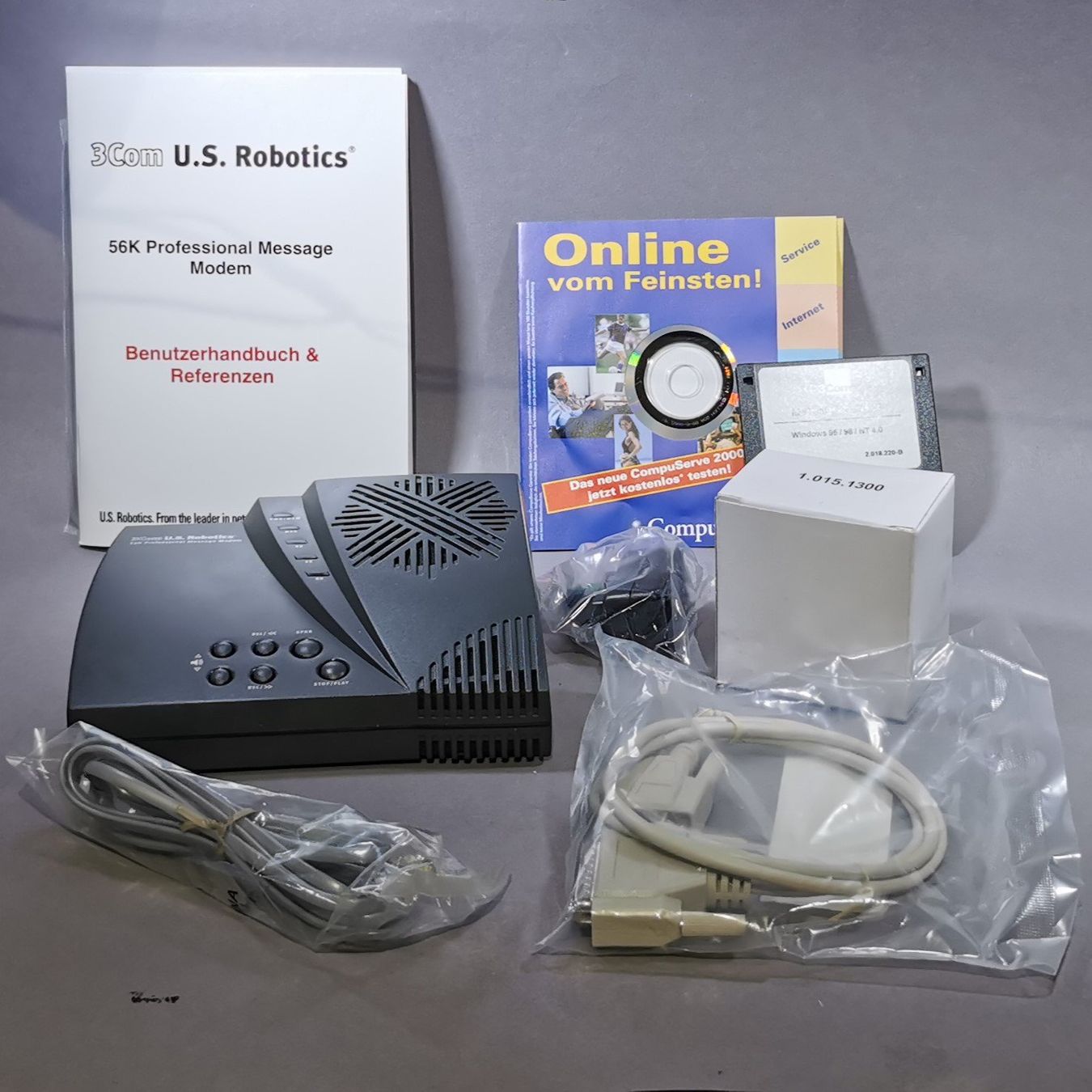 Modem & Router: 3Com U.S. Robotics 56K Modem – Nuovo (secondo la descrizione) da Oberwangen b. Bern venduto da Vittorio0 1