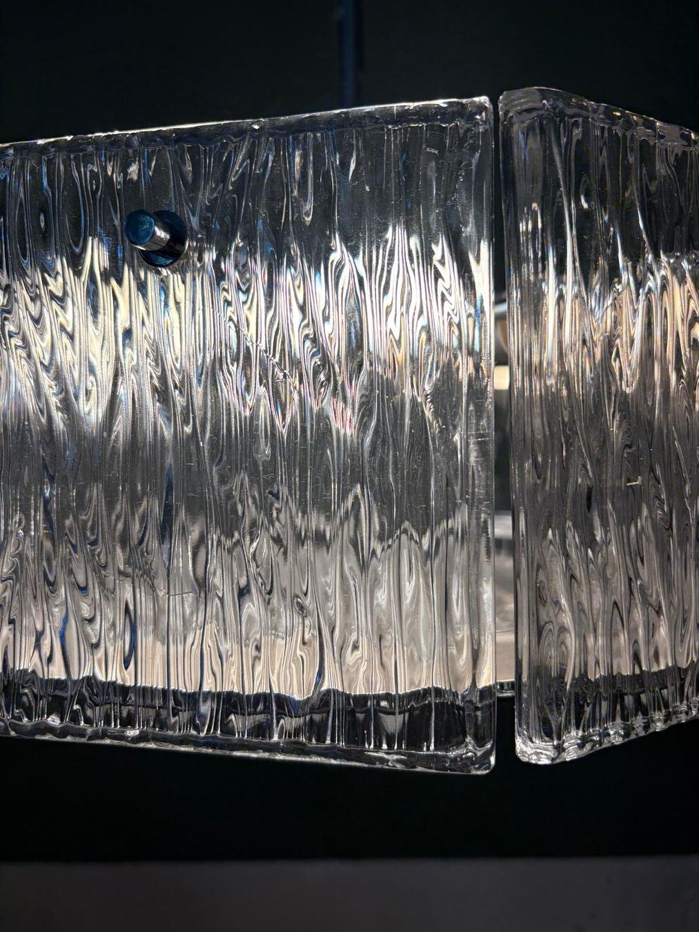 Kronleuchter & Deckenlampen: Deckenlampe Eisglas 60er Jahre Design – Gebraucht aus Riehen von twentymodern 3