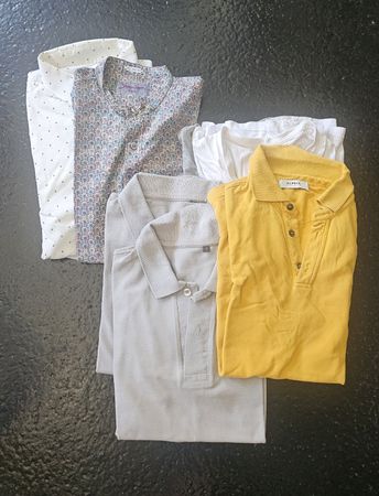 kleiderpaket Herren Shirt Polo Hemd 7 Stk S