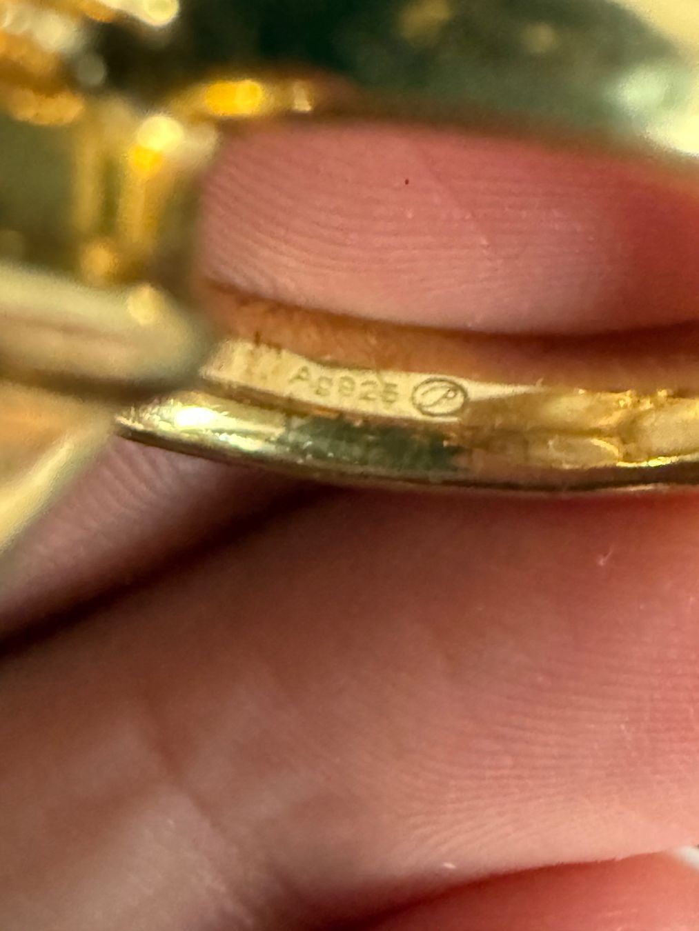 Ringe: Silber Ring 925, vergoldet – Gebraucht aus Spiegel b. Bern von Rogger72 9