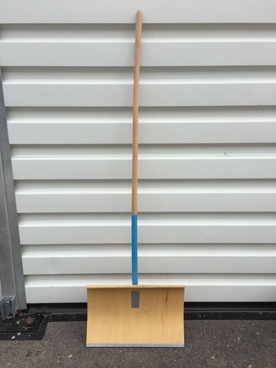 Kinder Schneeschaufel Abnehmbar Aus Holz Mit Kunststoffschaufel