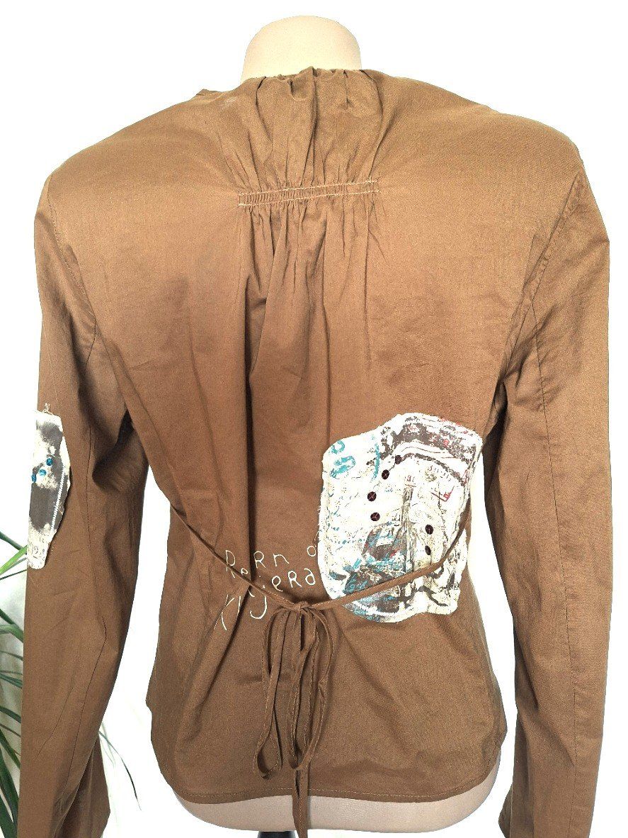IKKS Blusen: Chemisier IKKS Caramel – Patchwork & Broderies– Taille M – Gebraucht aus boudry von Let_20 2
