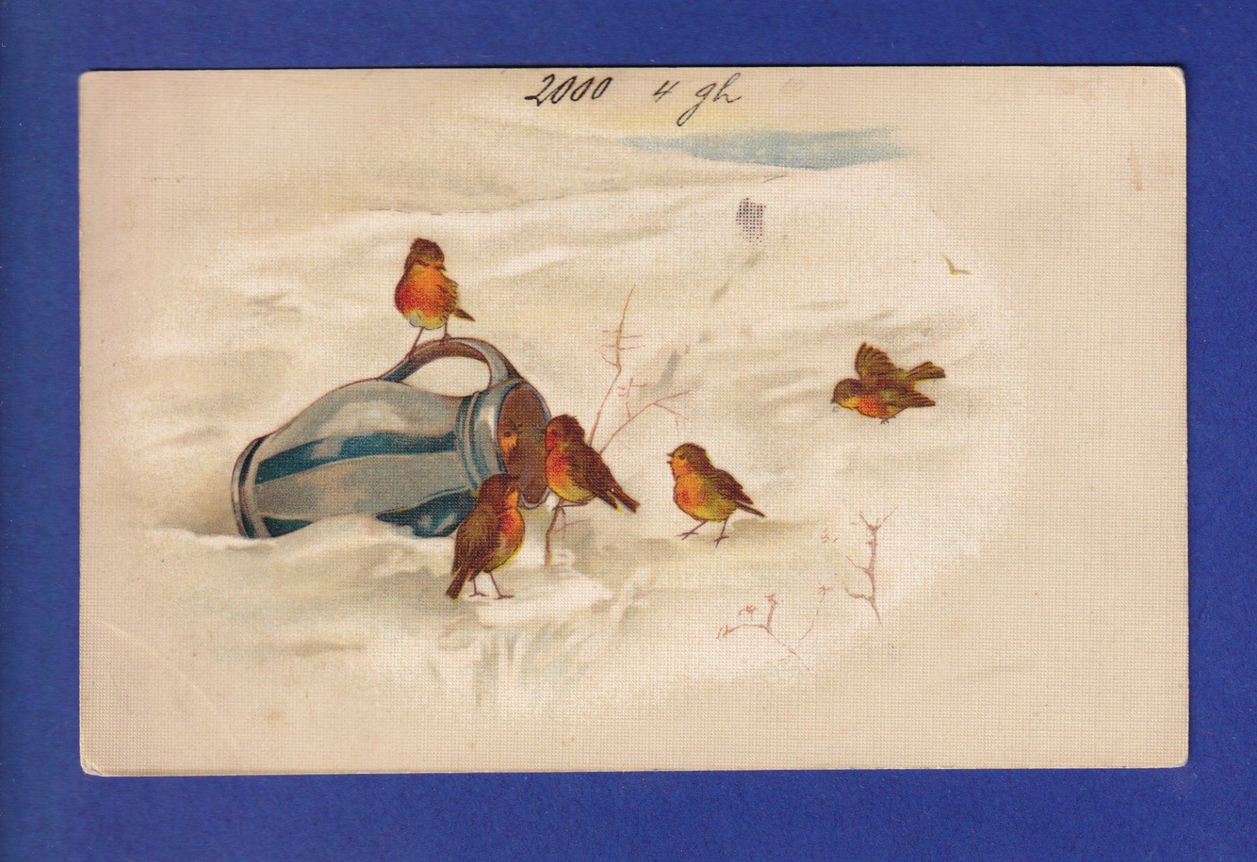 Ansichtskarten: OISEAU - Rouges-Gorges – Gebraucht aus Pully von nicecards-shop