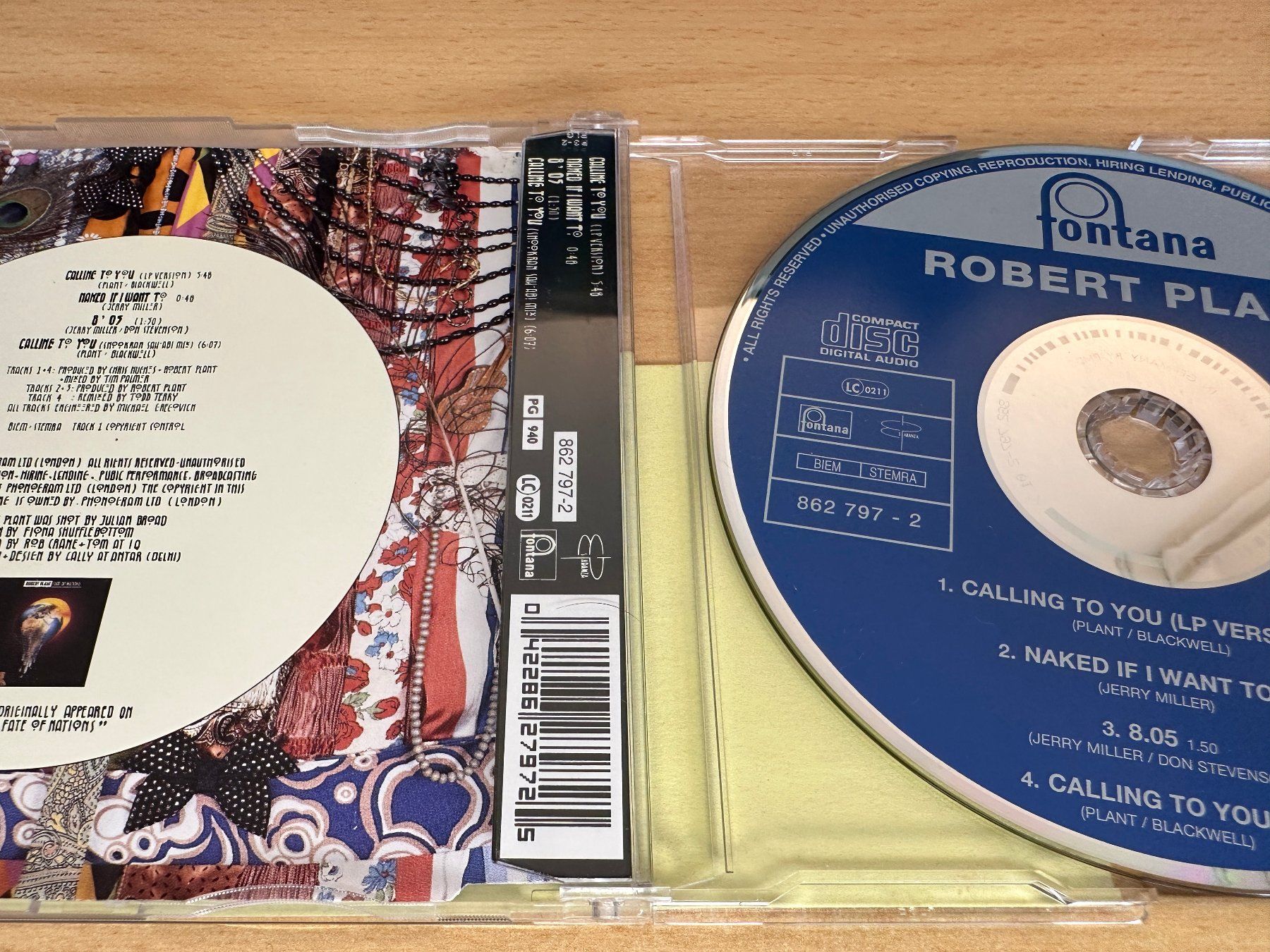 CD: Robert Plant – Calling To You - Maxi  Single CD – Usato da Rikon im Tösstal venduto da Alpenmutz 1