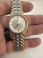 G 420 ) Dugena Armbanduhr teilvergoldet 