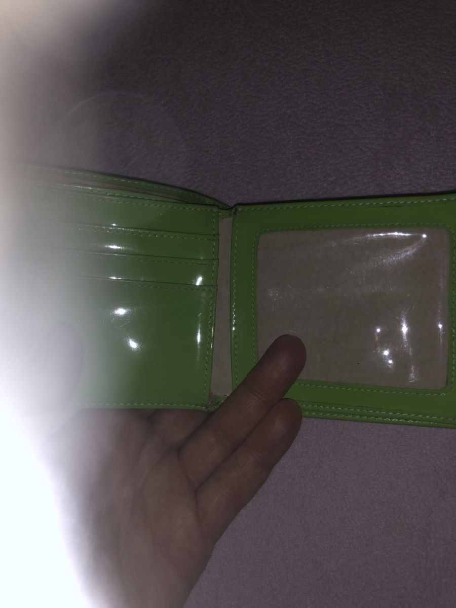 Portafogli: Bifold Wallet Louis Vuitton Monogram Vernis Lime Green – Usato da Baltschieder venduto da Miumiu21 1