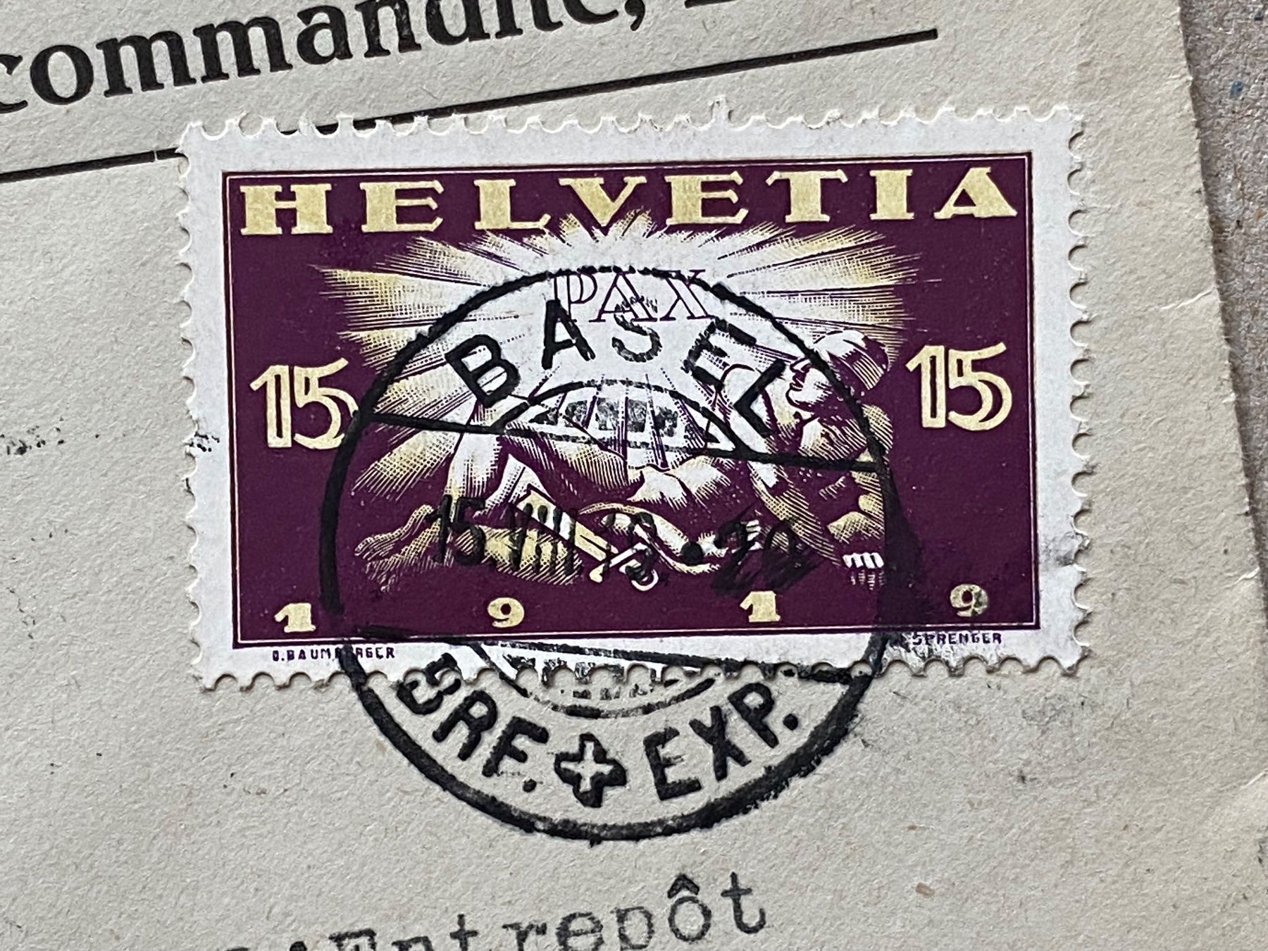 Alle Briefmarken: 145, Brief Basel Beinwil am See – Gebraucht aus Aarau von hilde47 1