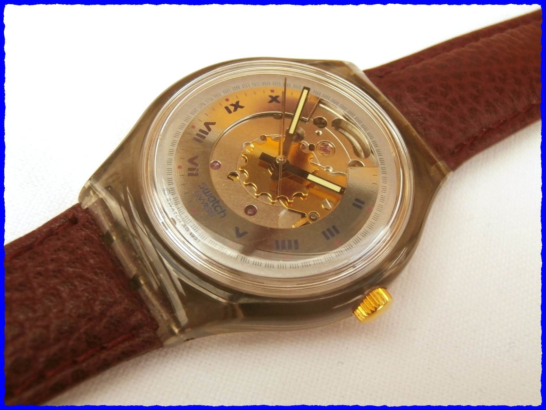 Swatch Orologi: SWATCH Automatic "RUBIN" (SAM100) - NEU mit Box – Nuovo e nell'imballaggio originale da Worblaufen venduto da Re_mo81 1