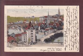 Gruss aus BERN - Nydeckbrücken - 1903
