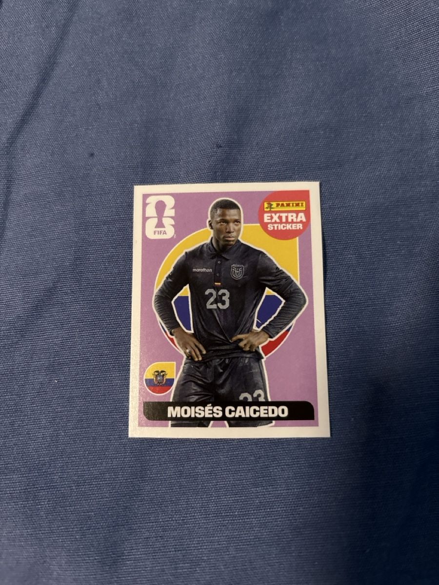 Panini Carte collezionabili: Panini Extra Karte Moises Caicedo – Nuovo (secondo la descrizione) da Rechthalten venduto da Thierry_89
