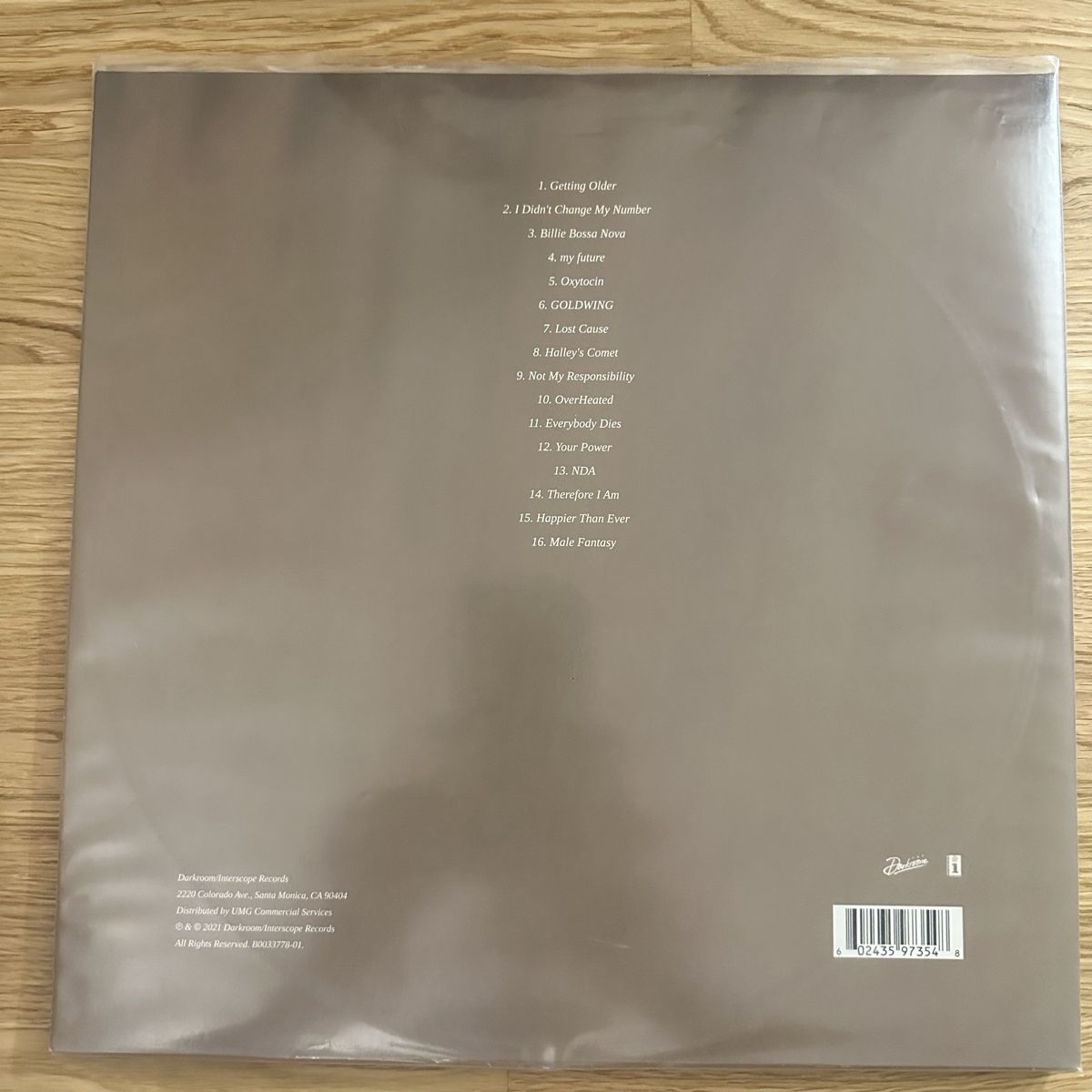 Schallplatten: Billie Eilish - Happier Than Ever - Std Black LP – Neu (gemäss Beschreibung) aus Neuchâtel von kevinsetiawaan 1