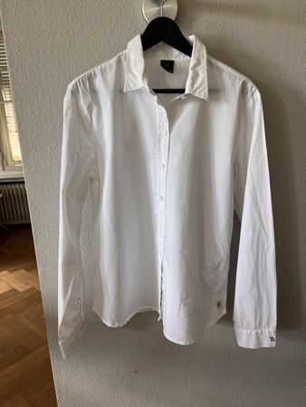 Bluse Penn & Ink, Gr. XL, weiss