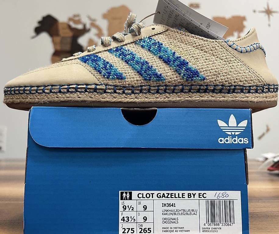 Scarpe da uomo: CLOT GAZELLE BY EC LINKHA/LIGHTBLUE/BLU – Usato da Bassersdorf venduto da vol_5zcz