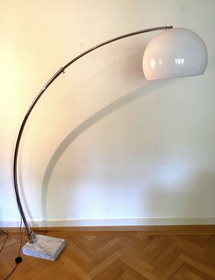 Lampen: Design Vintage Bogenlampe  – Gebraucht aus Olten von sportwelt