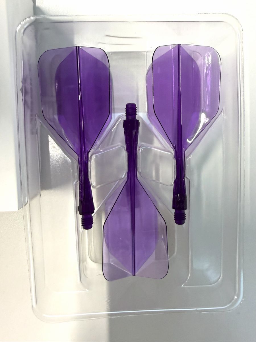 Freccette: Dart Flight & Shaft Mission Force 90 Vortex Purple – Nuovo e nell'imballaggio originale da Bellach venduto da Koelliker1 1