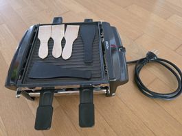 Raclette Rotel Grill mit 4 Pfännchen und Spachtel - perfekt 
