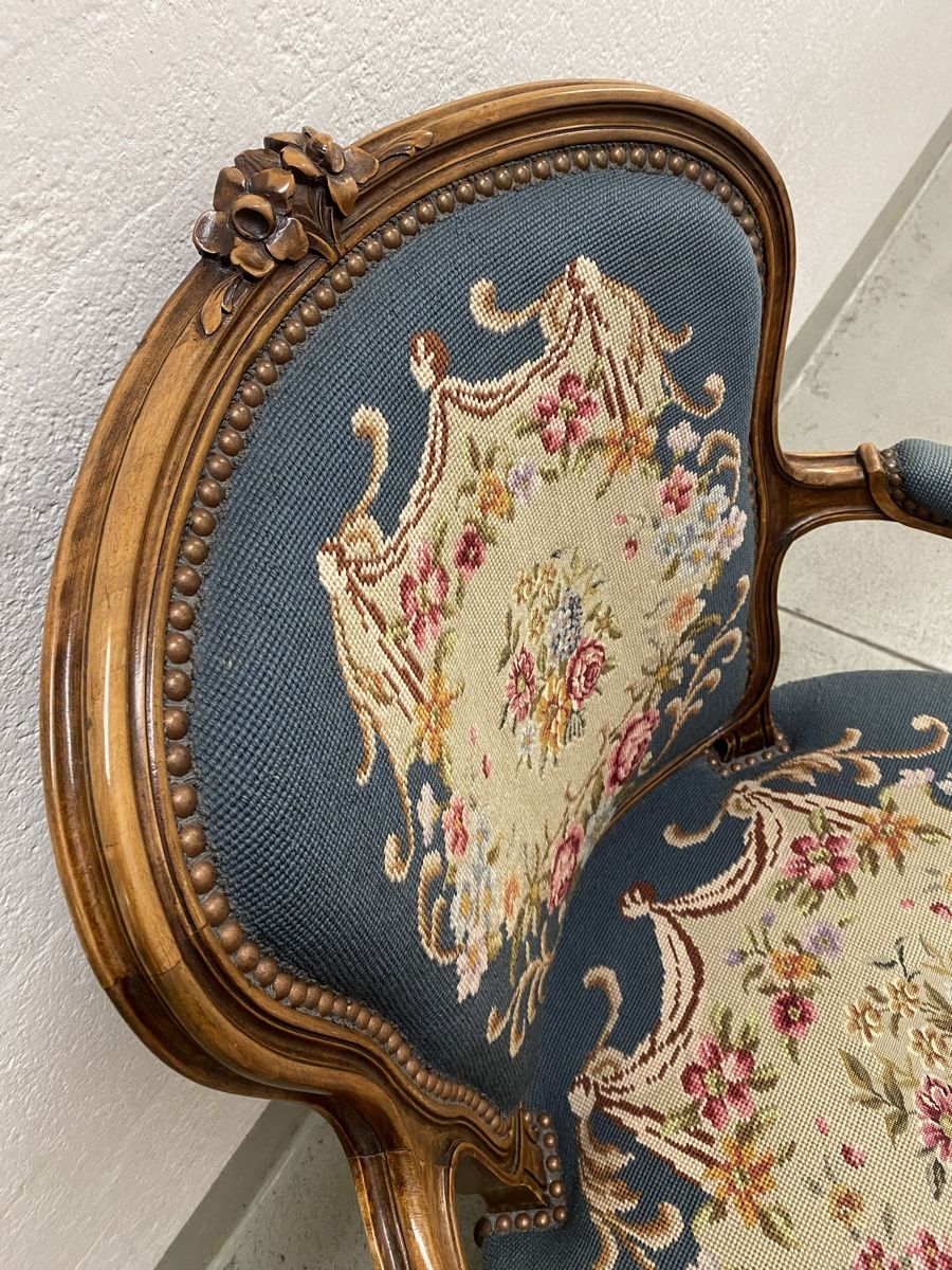 Sessel: Antiker Gobelin Sessel Louis XV-Stil  – Gebraucht aus Männedorf von Adamiat 3
