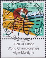 2020, Nr.1786, "UCI Road" mit Ersttags-Vollstempel.
