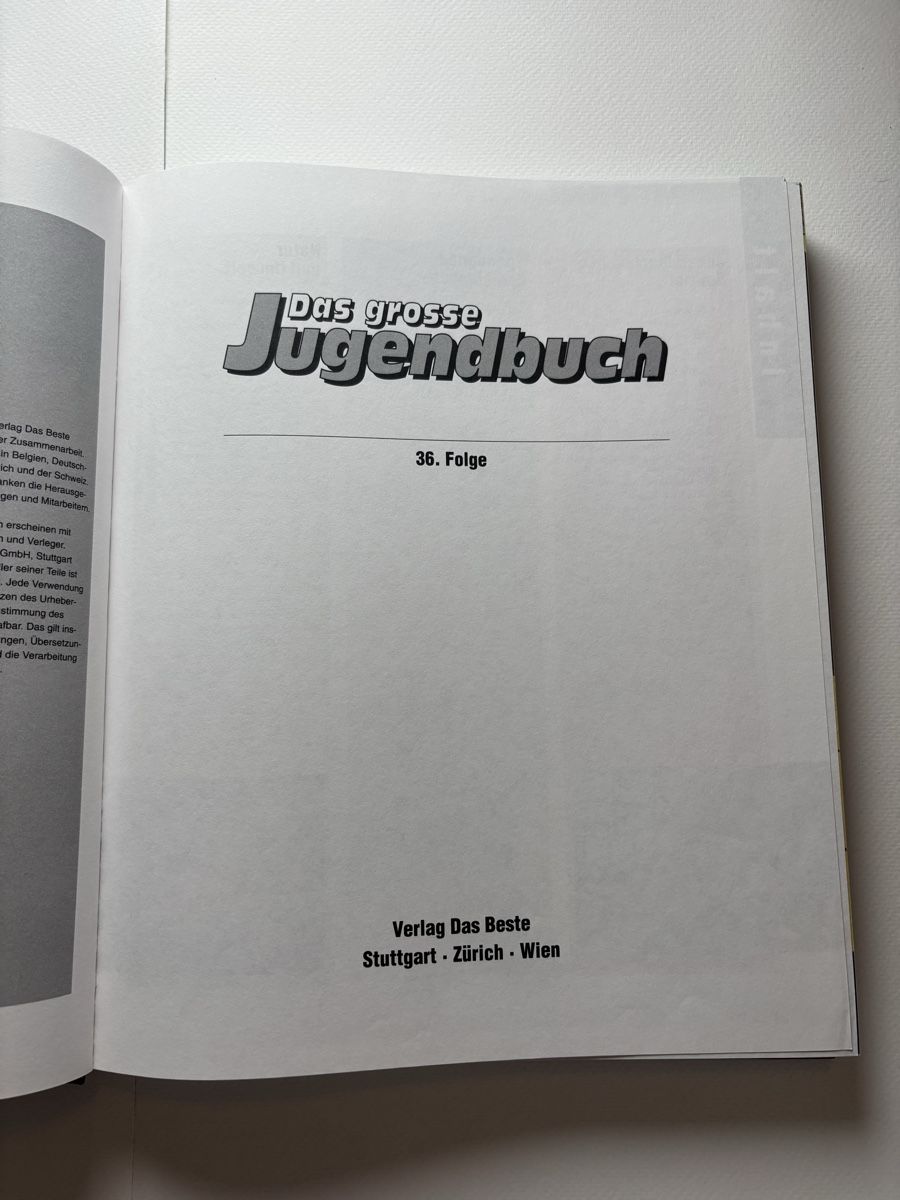 Libri: Das große Jugendbuch - 36. Folge – Usato da Meggen venduto da BookRevivals 1