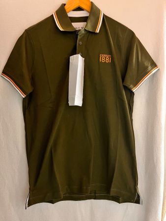 CERRUTI 1881, Poloshirt, Grösse M, Farbe Olivgrün