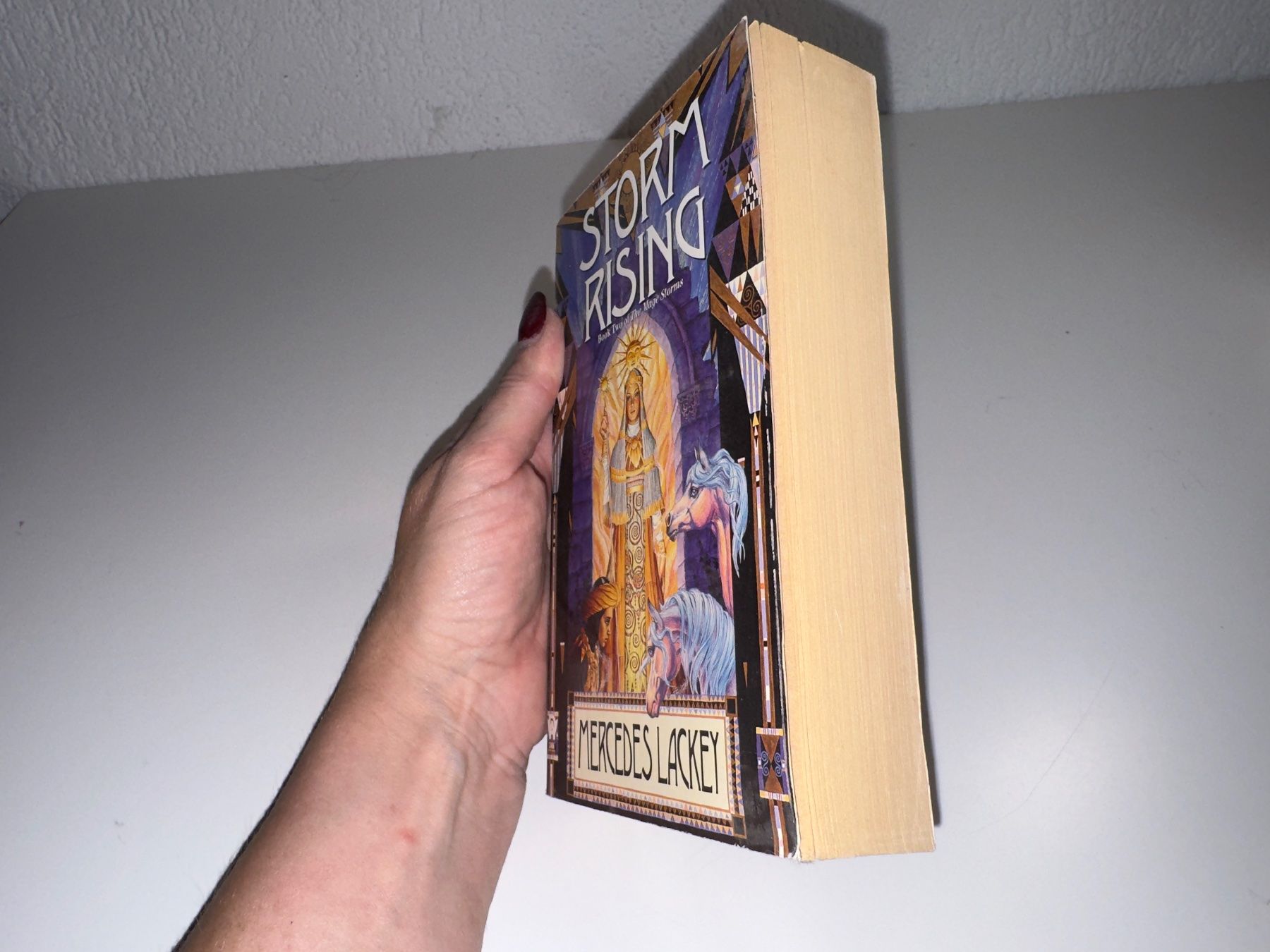 Libri: NOVEL: Mercedes Lackey, Storm rising – Usato da Grosswangen venduto da English_books 1