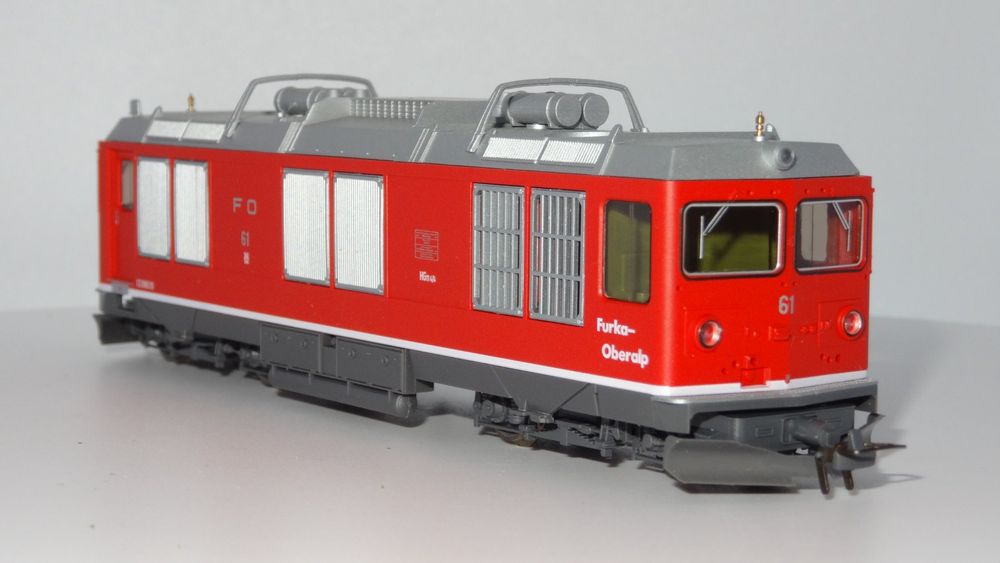 Bemo 1267201, FO, HGm 4/4, Nr: 61, Zahnraddiesellok, NEU 8