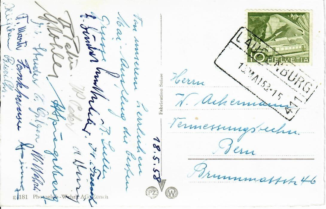 Cartoline postali: AK Laufenburg - Bahnpost – Usato da Hochdorf venduto da Ziegel-16