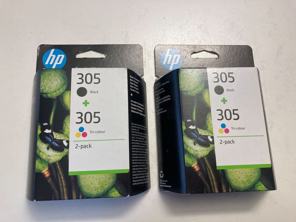 2x Hp Druckerpatronen 305 2 Pack Comprare Su Ricardo 5124