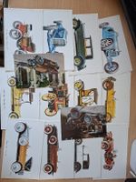 14 Cartes anciennes automobiles anciennes 1900-1920