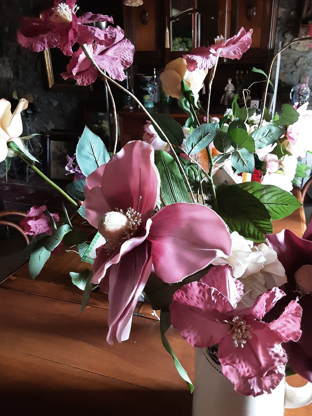Piante & sementi: Schöne Kunst-/Seidenblumen, 2 grosse Bouquets – Usato da Solothurn venduto da BelleEpoque 7