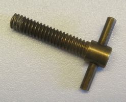 3x Knebelschraube Knebelgriffschraube ¼" x 30 mm, Messing