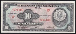 Mexiko 10 Pesos 1961