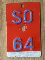 SO 64 - VELONUMMER - FAHRRADSCHILD - PLAQUE DE VELO - SO 64