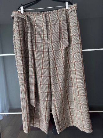 Culotte Hose 7/8, Gr. 44/46 Karomuster